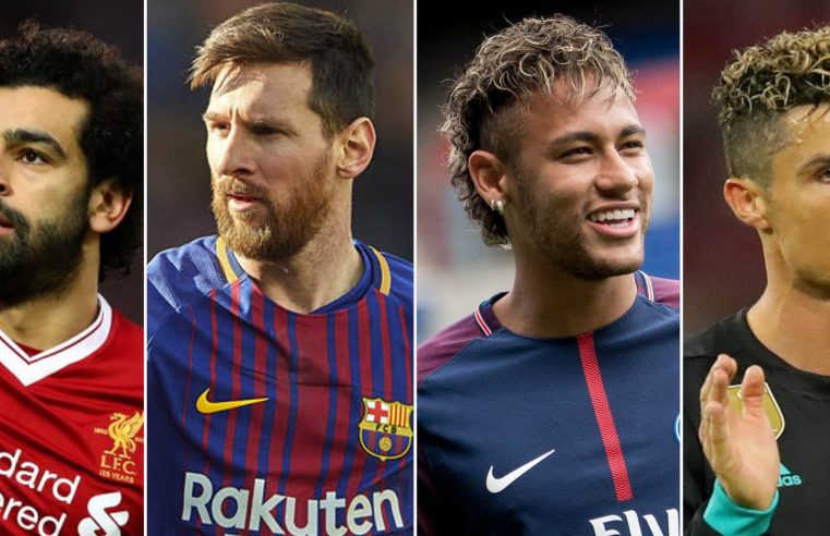 Salah, Messi, Neymar, Ronaldo