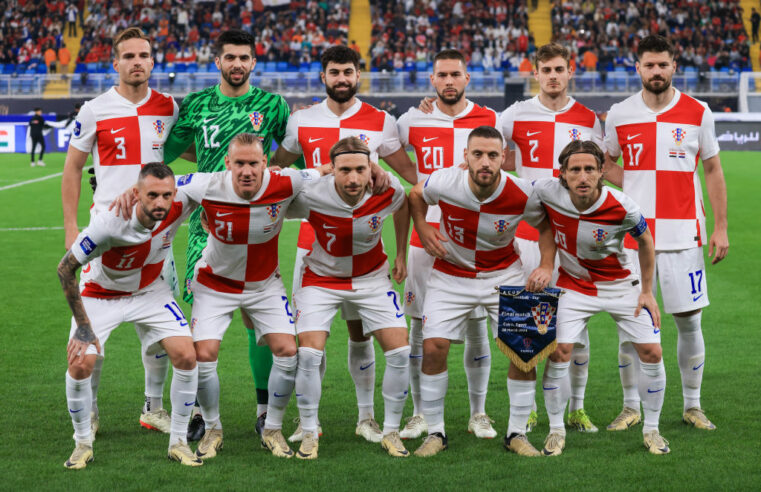 Croatia National Team taking photo before the match