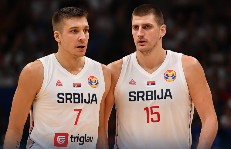 Bogdan Bogdanović i Nikola Jokić u dresu reprezentacije Srbije pred Eurobasket 2025